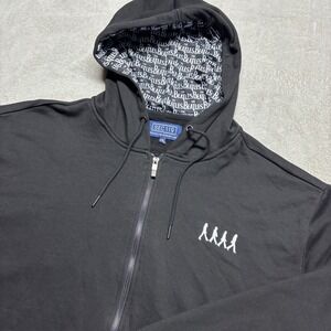 Beatles Sec 119 Hoodie Sweatshirt Mens XXL Full Zip Abbey Road Black NWOT RARE